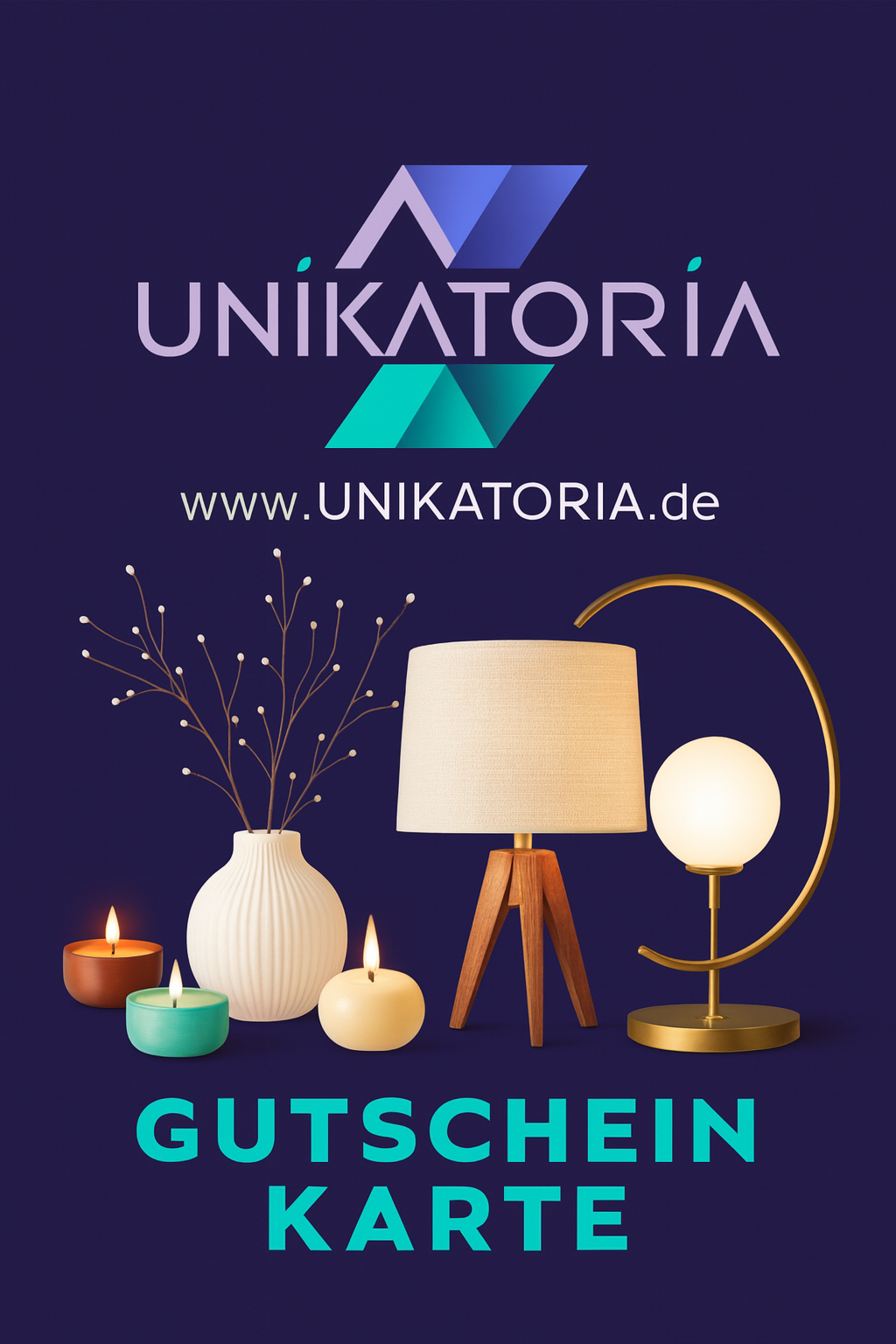 Unikatoria Geschenkgutschein – Flexibles Unikat-Geschenk für Designliebhaber