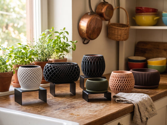 5 neue Designer-Pflanzgefäße: Wenn Pflanzen zu Designobjekten werden