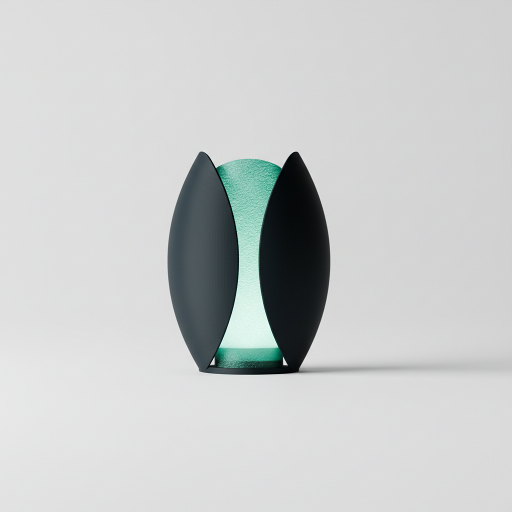 Shella Schreibtischlampe – Organisches 3D-Design mit sanftem Lichtschein