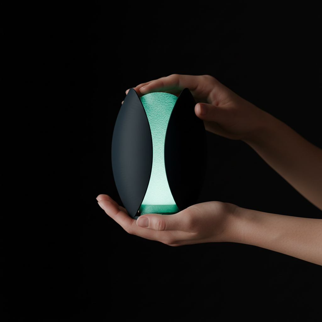 Shella Schreibtischlampe – Organisches 3D-Design mit sanftem Lichtschein