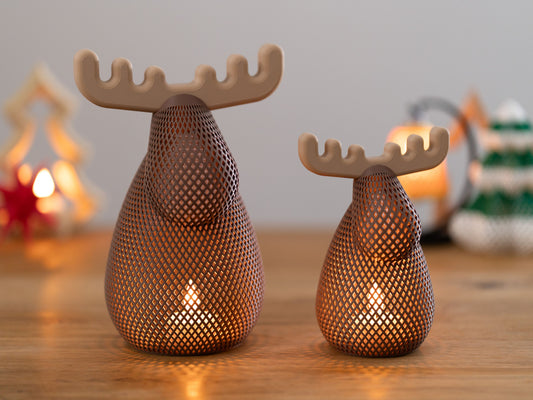 Deko-Rentier-Teelichthalter-Set – Magischer Weihnachtsglitzer für dein Zuhause