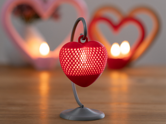 Herzlicht am Haken – Anhänger-Lampe mit Liebesglanz