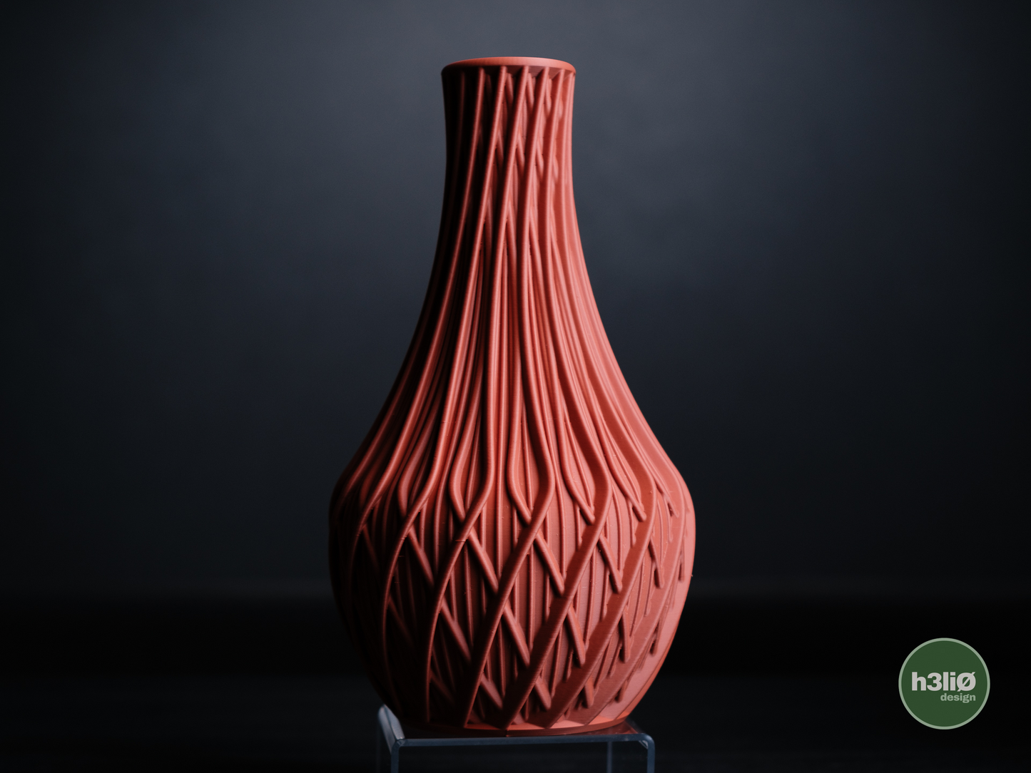 Fraktal Vase – Mathematisch-fraktales Design für Blumenkunst