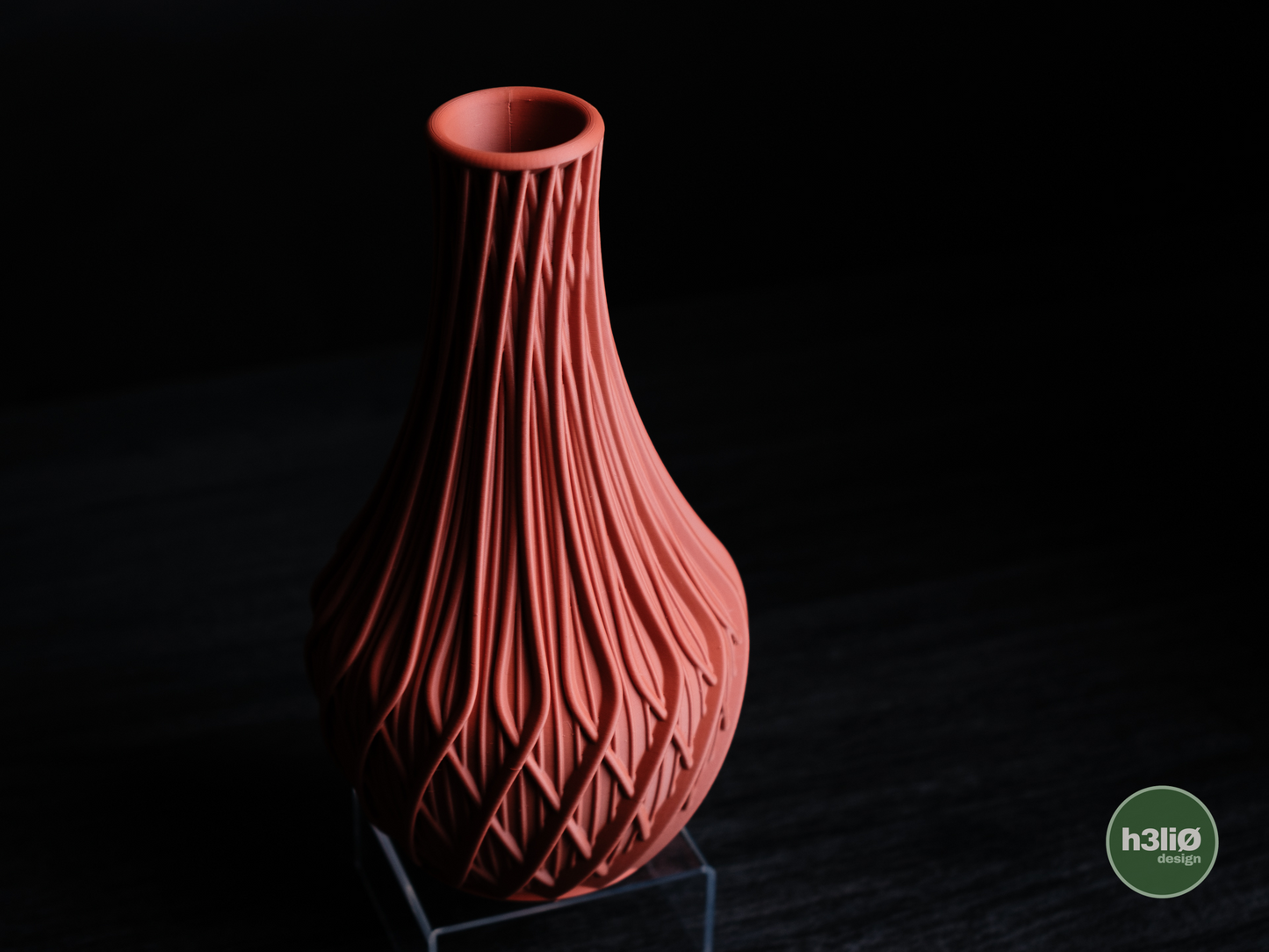 Fraktal Vase – Mathematisch-fraktales Design für Blumenkunst