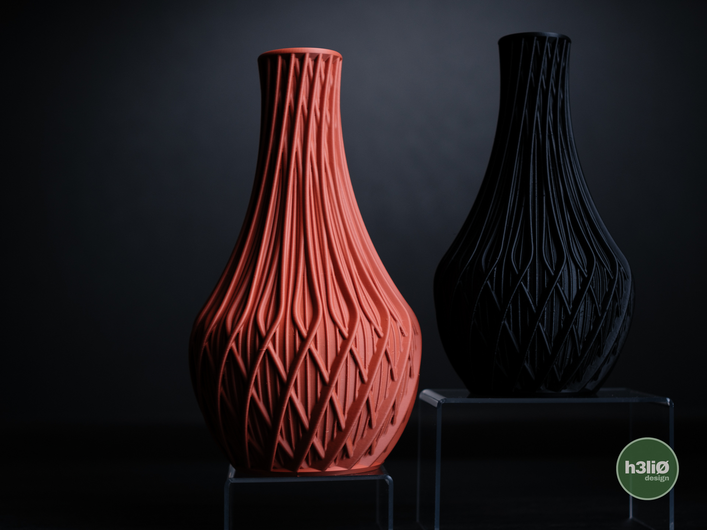 Fraktal Vase – Mathematisch-fraktales Design für Blumenkunst