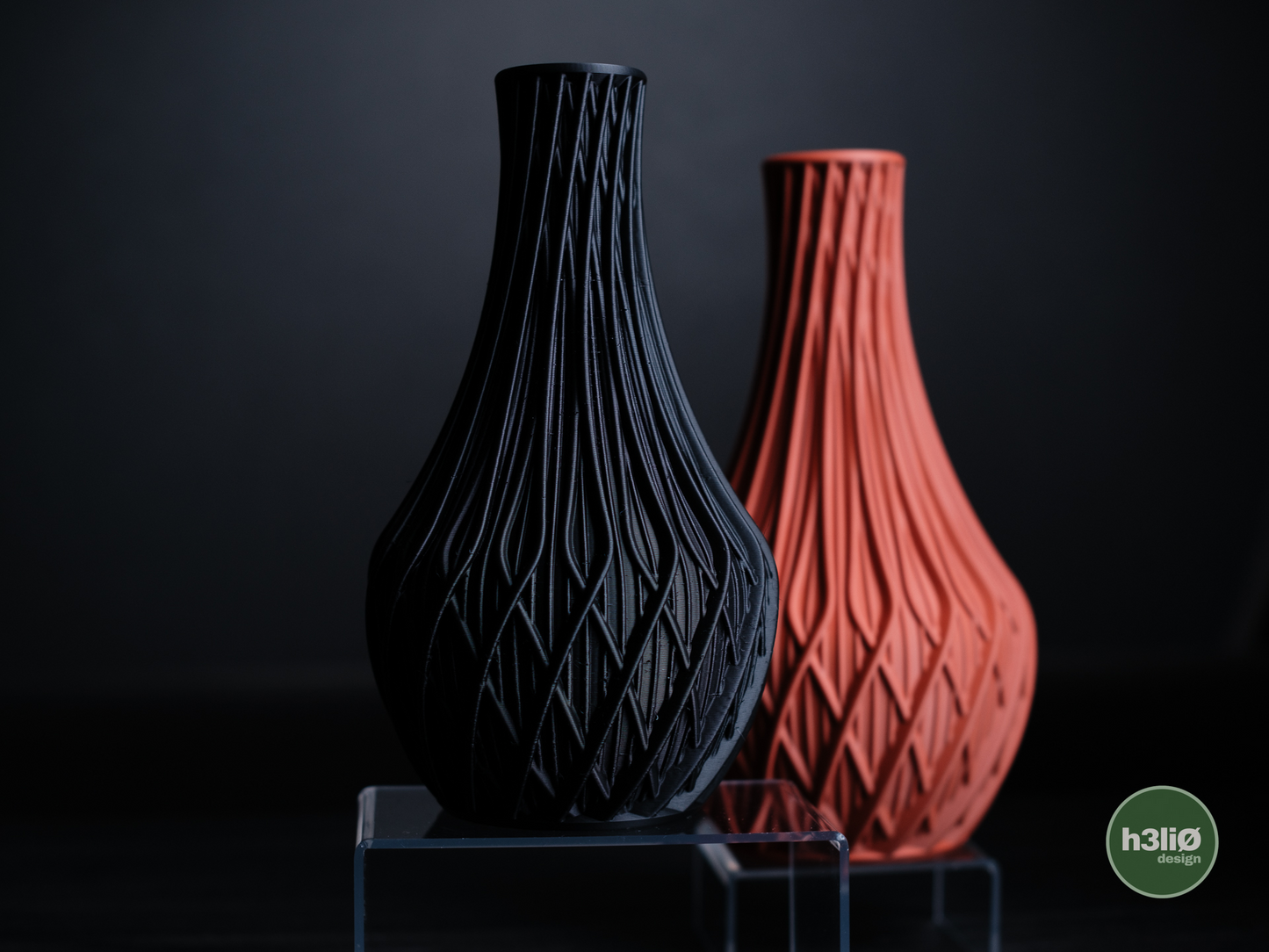 Fraktal Vase – Mathematisch-fraktales Design für Blumenkunst