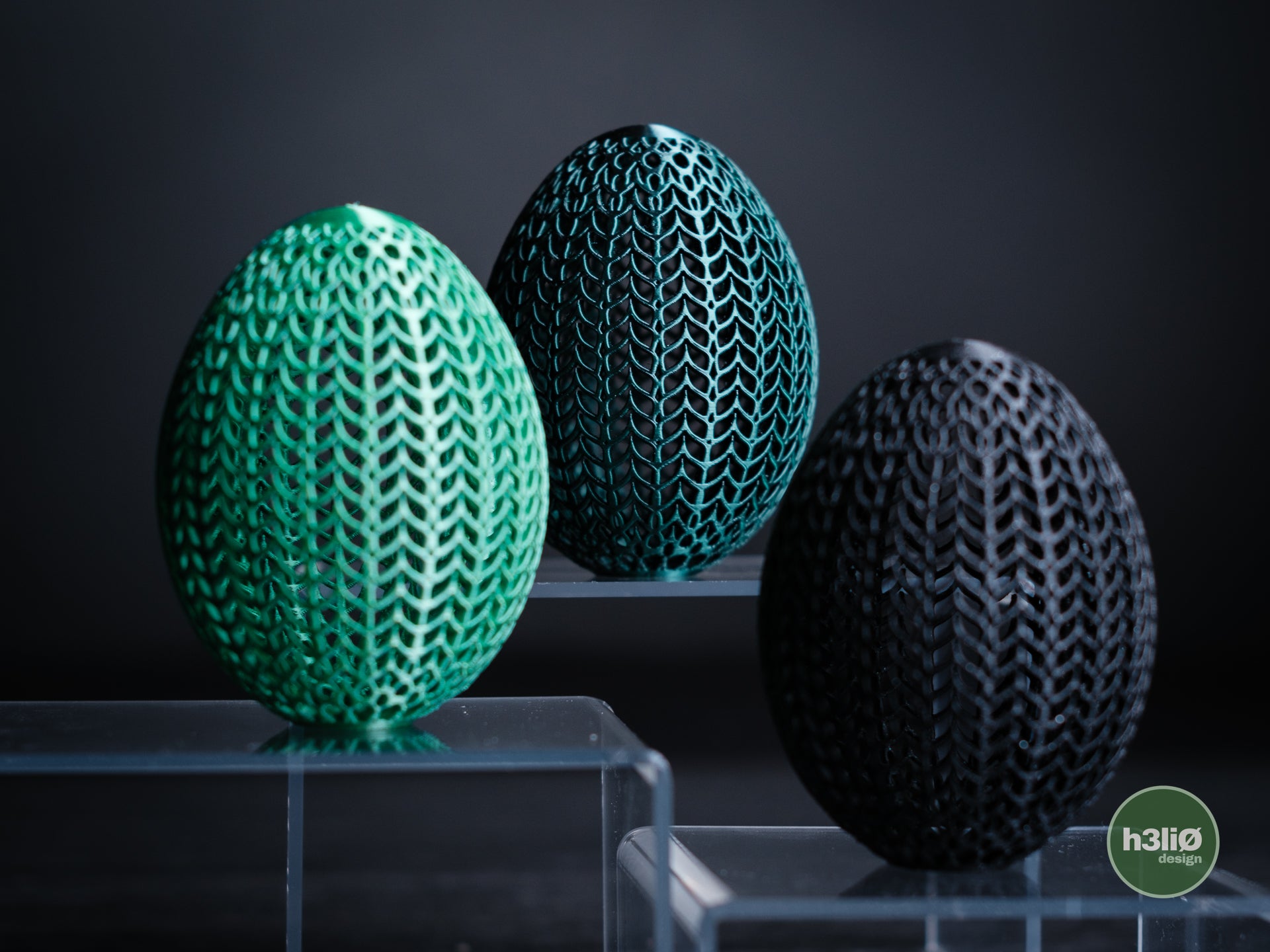 Design-Osterei-Set – 3D-gedruckte Designer-Osterdeko für Tisch & Frühlingsdekoration – Unikatoria Designer 3D-Druck