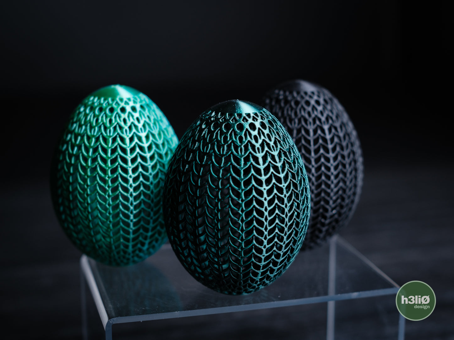 Design-Osterei-Set – 3D-gedruckte Designer-Osterdeko für Tisch & Frühlingsdekoration – Unikatoria Designer 3D-Druck