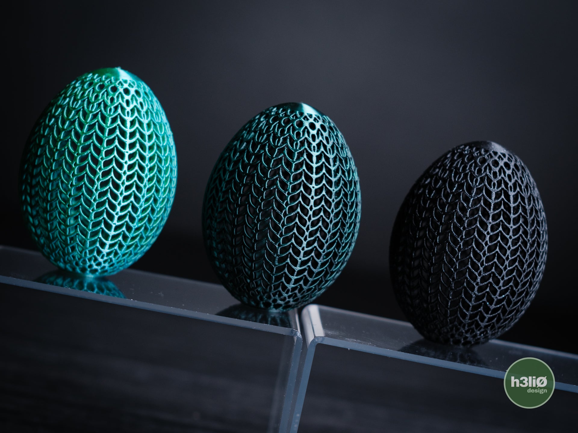 Pflanzgefäß Ostern – 3D-gedrucktes Designer-Pflanzgefäß im Blumenmuster – Unikatoria Designer 3D-Druck