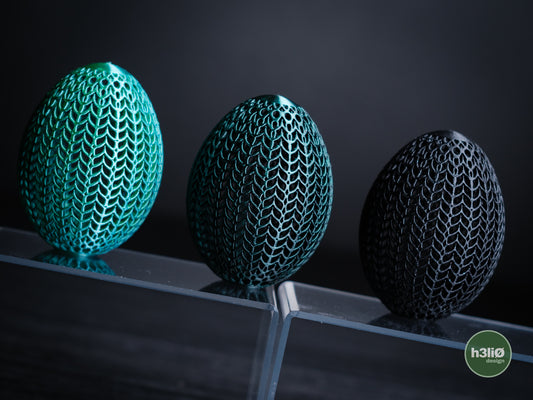 Pflanzgefäß Ostern – 3D-gedrucktes Designer-Pflanzgefäß im Blumenmuster – Unikatoria Designer 3D-Druck