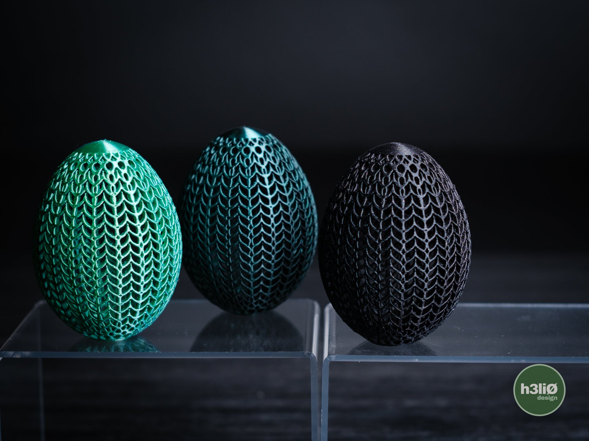 Design-Osterei-Set – 3D-gedruckte Designer-Osterdeko für Tisch & Frühlingsdekoration – Unikatoria Designer 3D-Druck