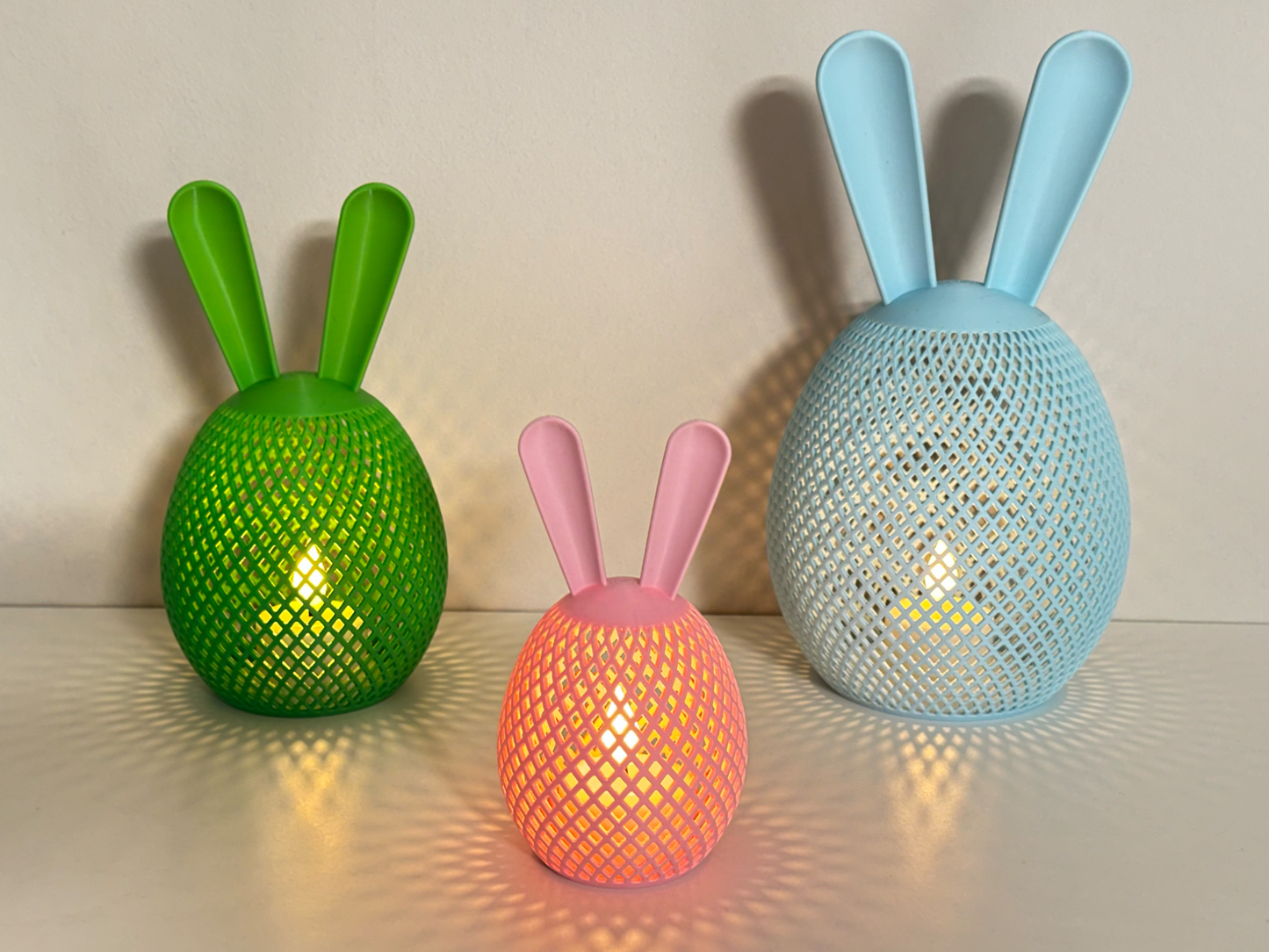 Osterhasen-Ei-LED-Set – Leuchtende Osterzauber für dein Zuhause