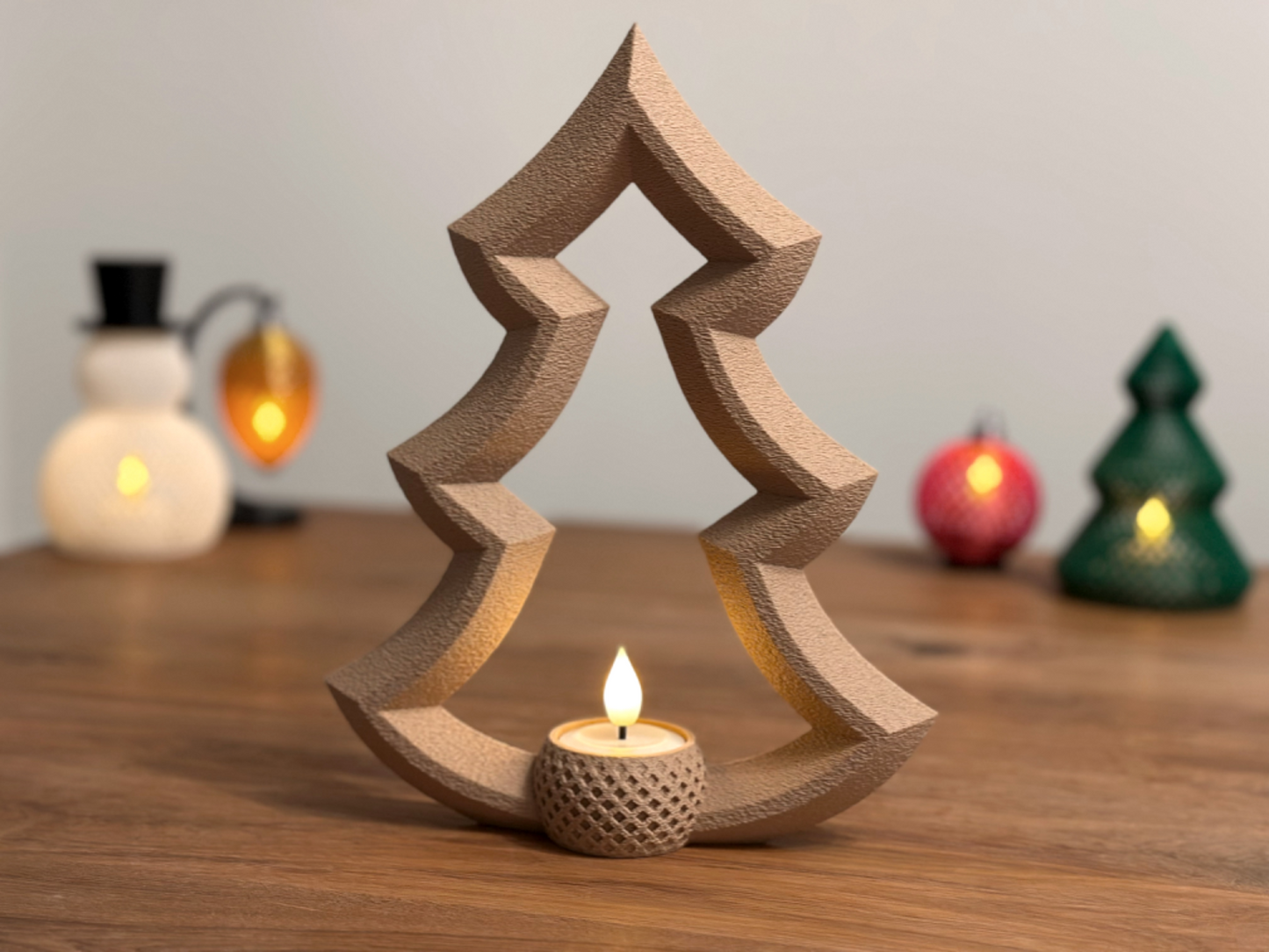 Teelichthalter Tannenbaum 3er-Set – Stimmungsvolle Weihnachtsdeko mit modernem Charakter