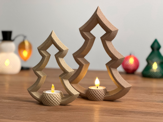 Teelichthalter Tannenbaum 3er-Set – Stimmungsvolle Weihnachtsdeko mit modernem Charakter
