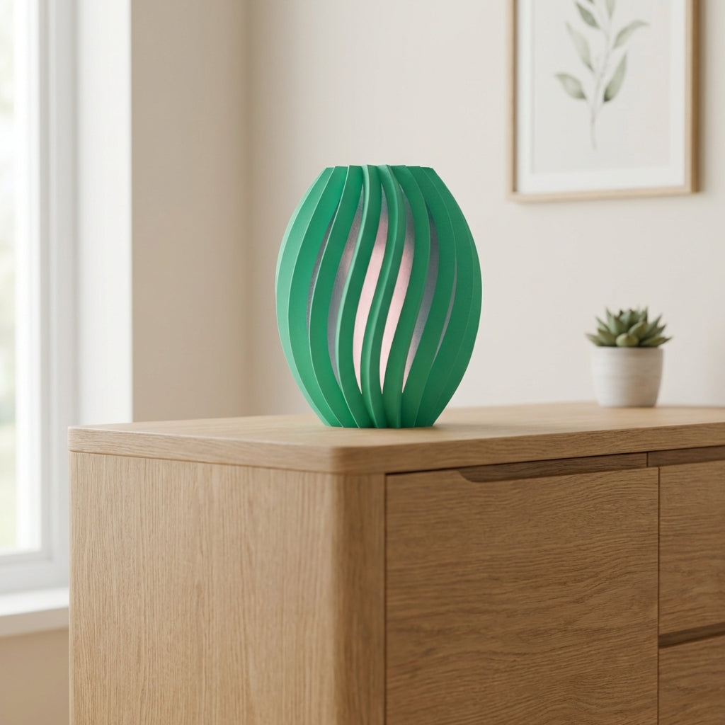 Twist Flow dynamische, modulare Design-Spiral-Lampe