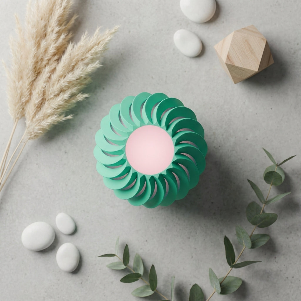 Twist Flow dynamische, modulare Design-Spiral-Lampe