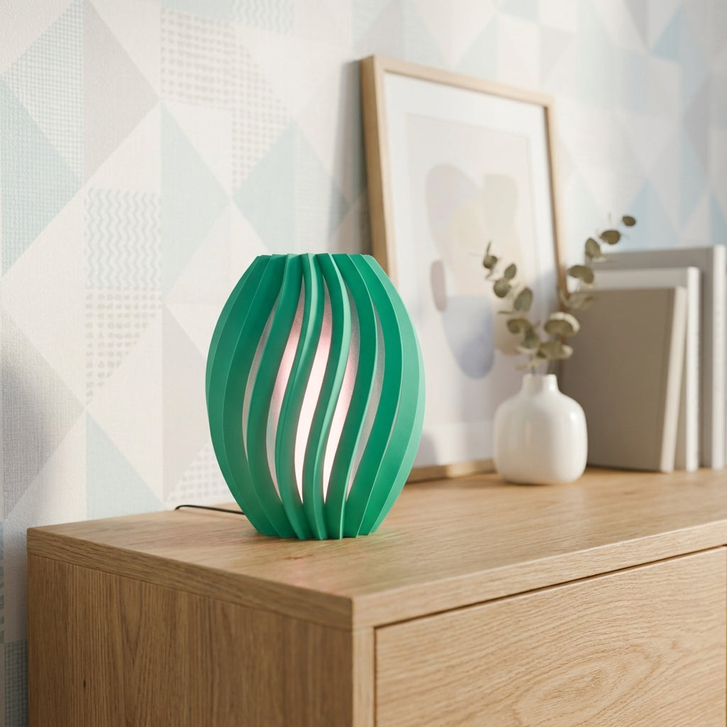 Twist Flow dynamische, modulare Design-Spiral-Lampe