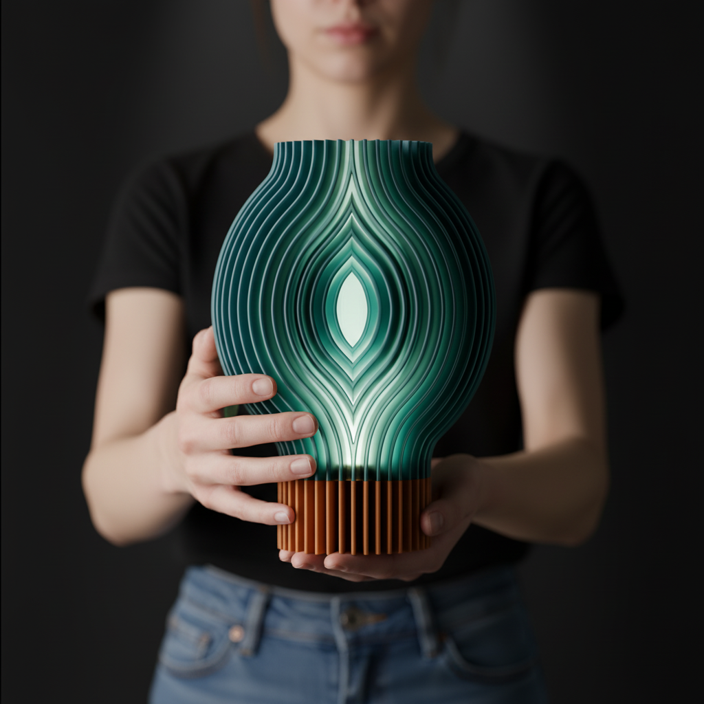 Wavecore Lamp – Wellenförmiges Licht für dynamische Akzente