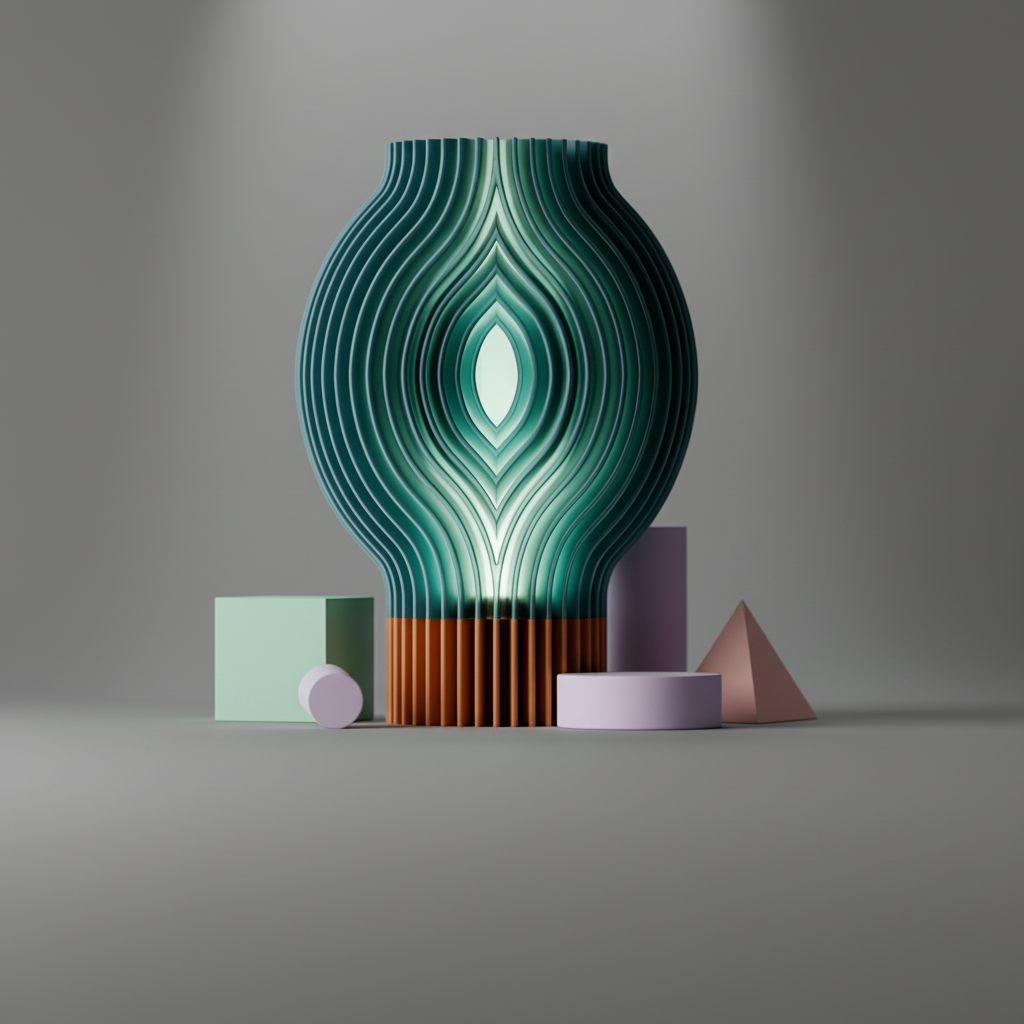 Wavecore Lamp – Wellenförmiges Licht für dynamische Akzente