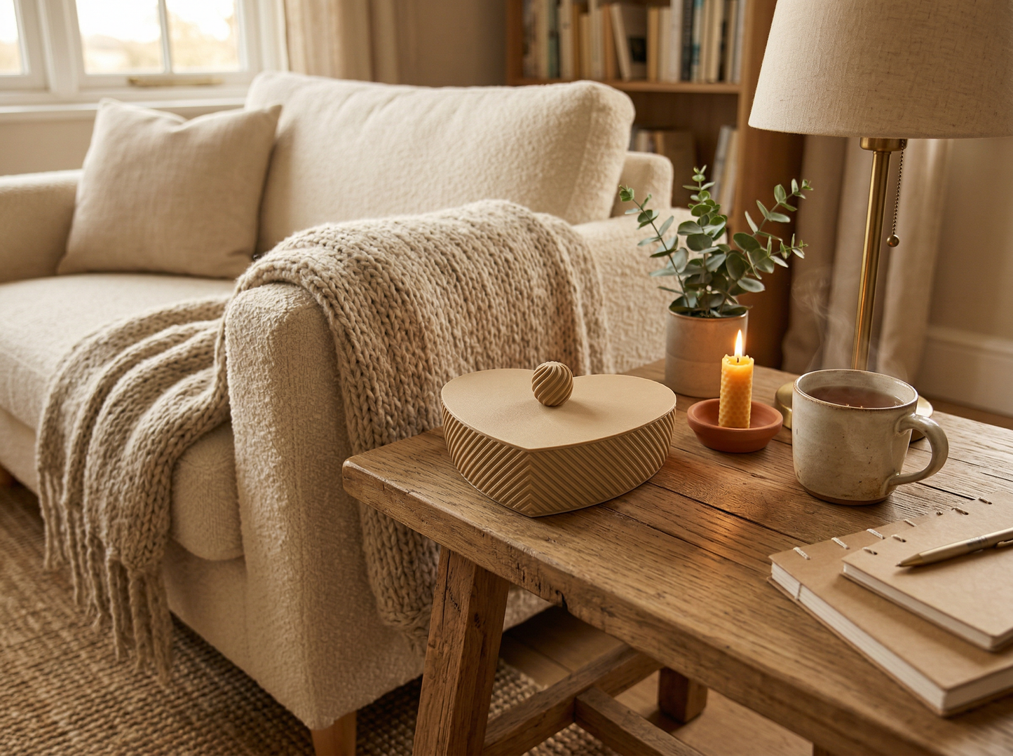 Herzförmige Aufbewahrungsbox – Liebesvolle Schatulle für Kostbarkeiten