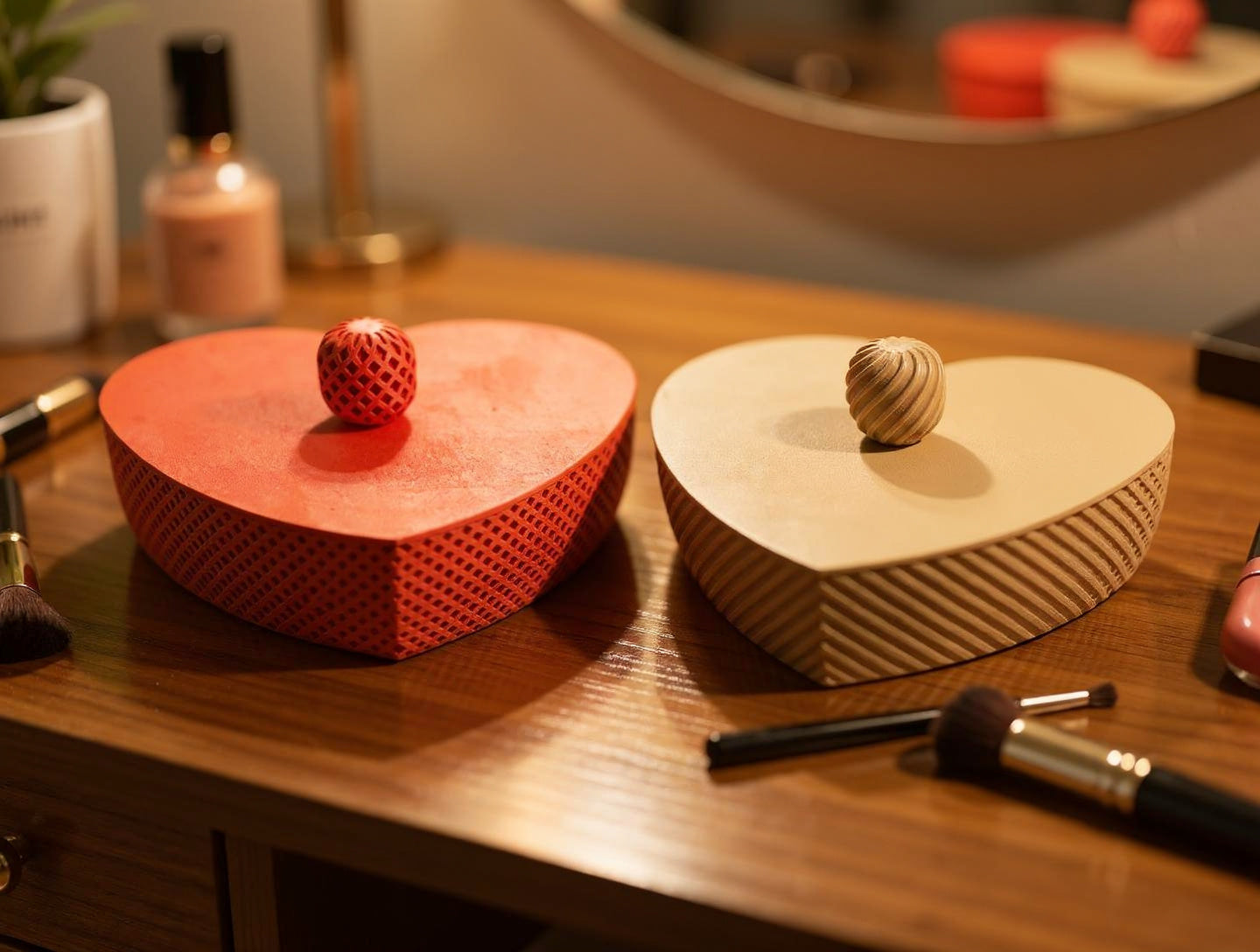 Herzförmige Aufbewahrungsbox – Liebesvolle Schatulle für Kostbarkeiten