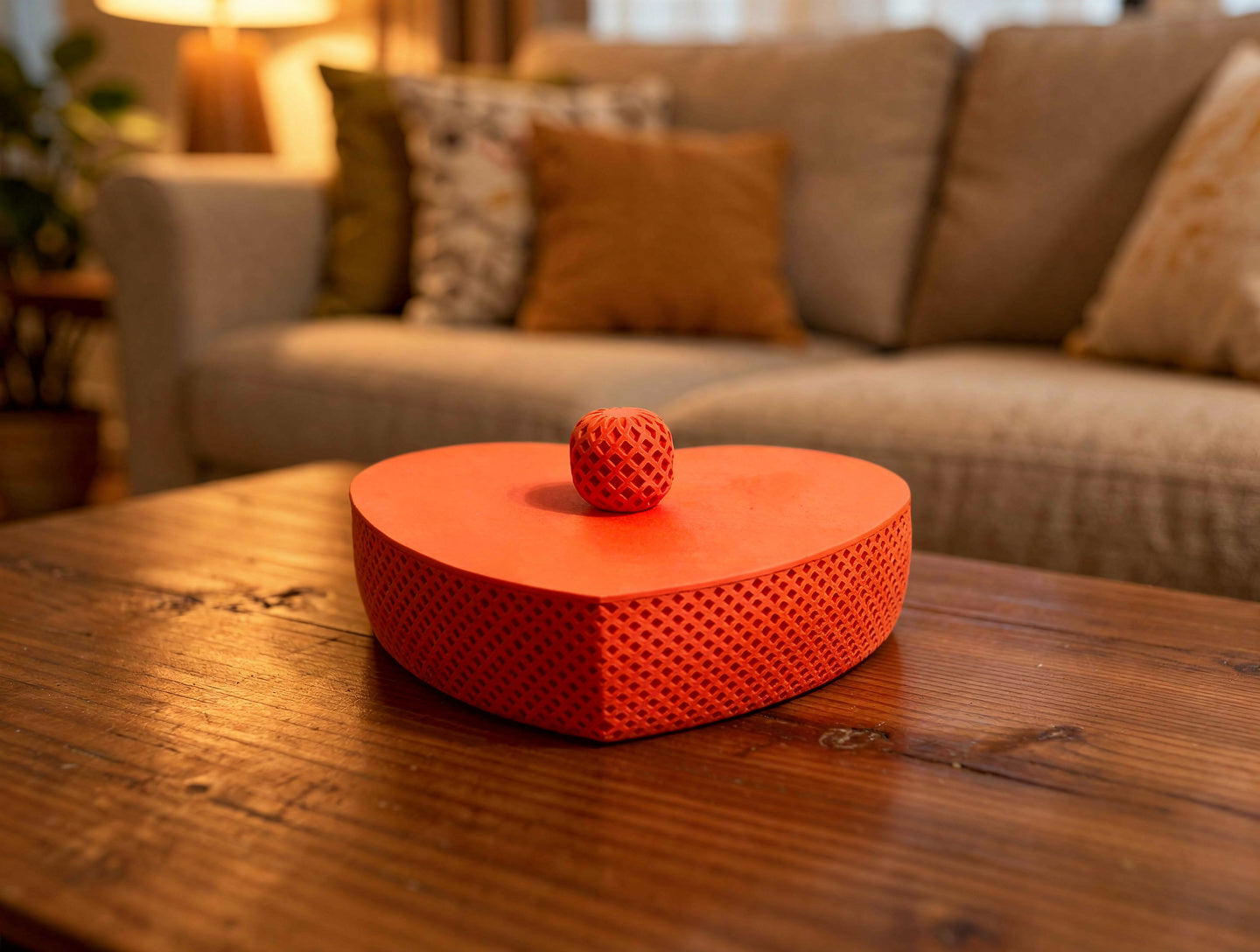 Herzförmige Aufbewahrungsbox – Liebesvolle Schatulle für Kostbarkeiten