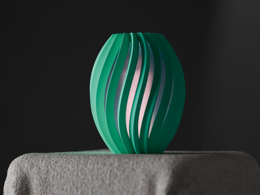 Twist Flow dynamische, modulare Design-Spiral-Lampe