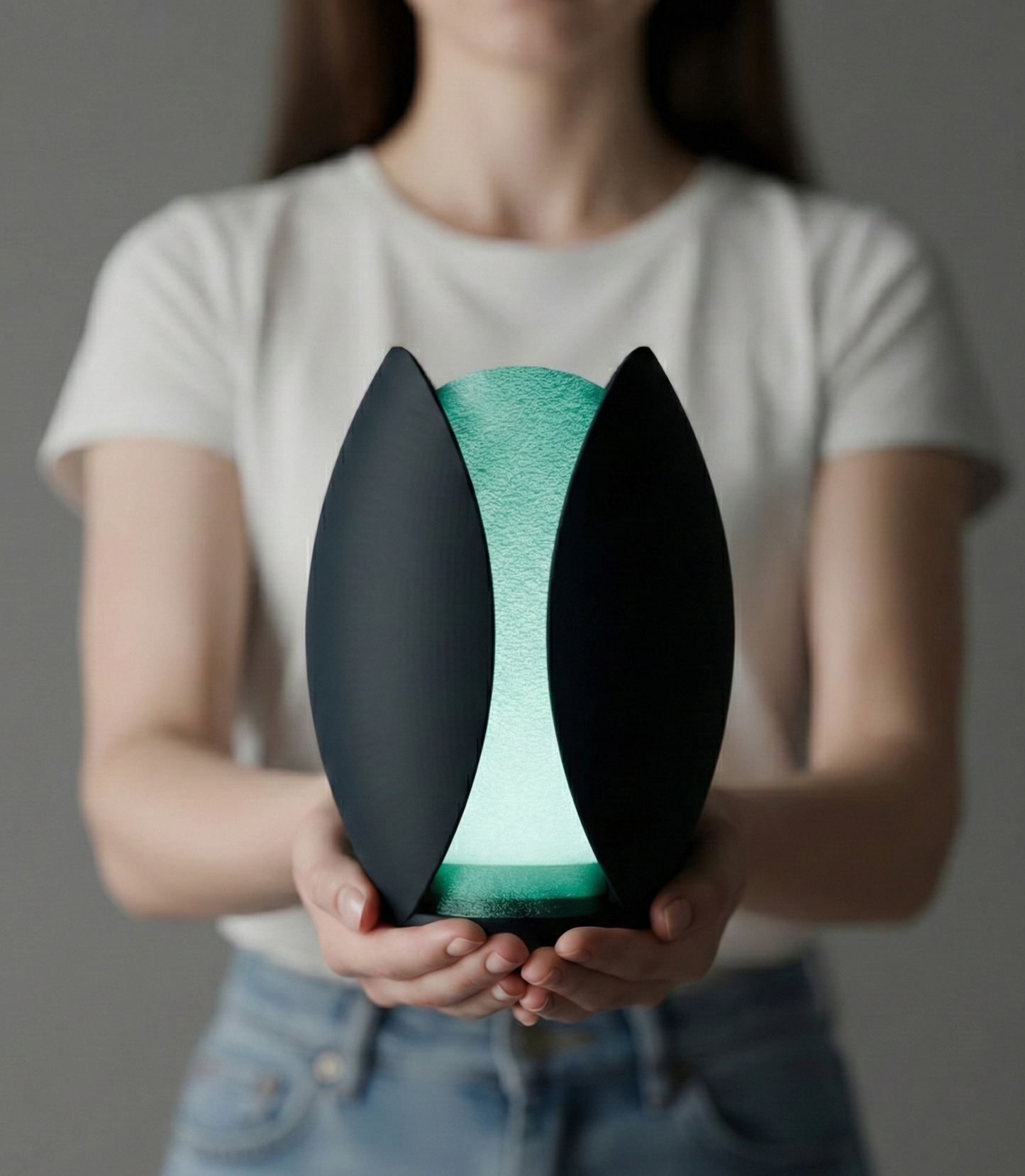 Shella Schreibtischlampe – Organisches 3D-Design mit sanftem Lichtschein