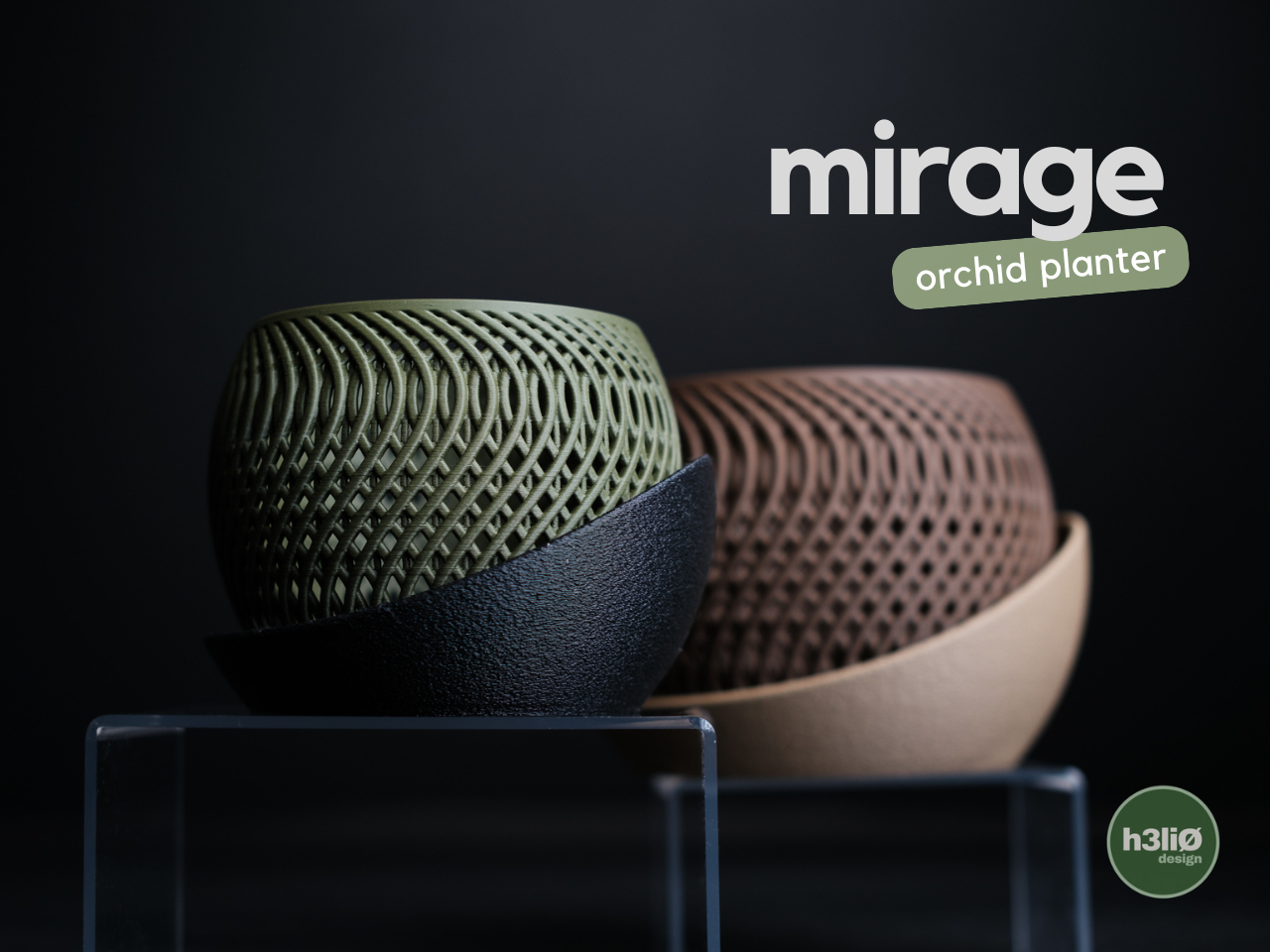 Mirage Orchideen Übertopf – Luftiger Schutz für deine Orchidee