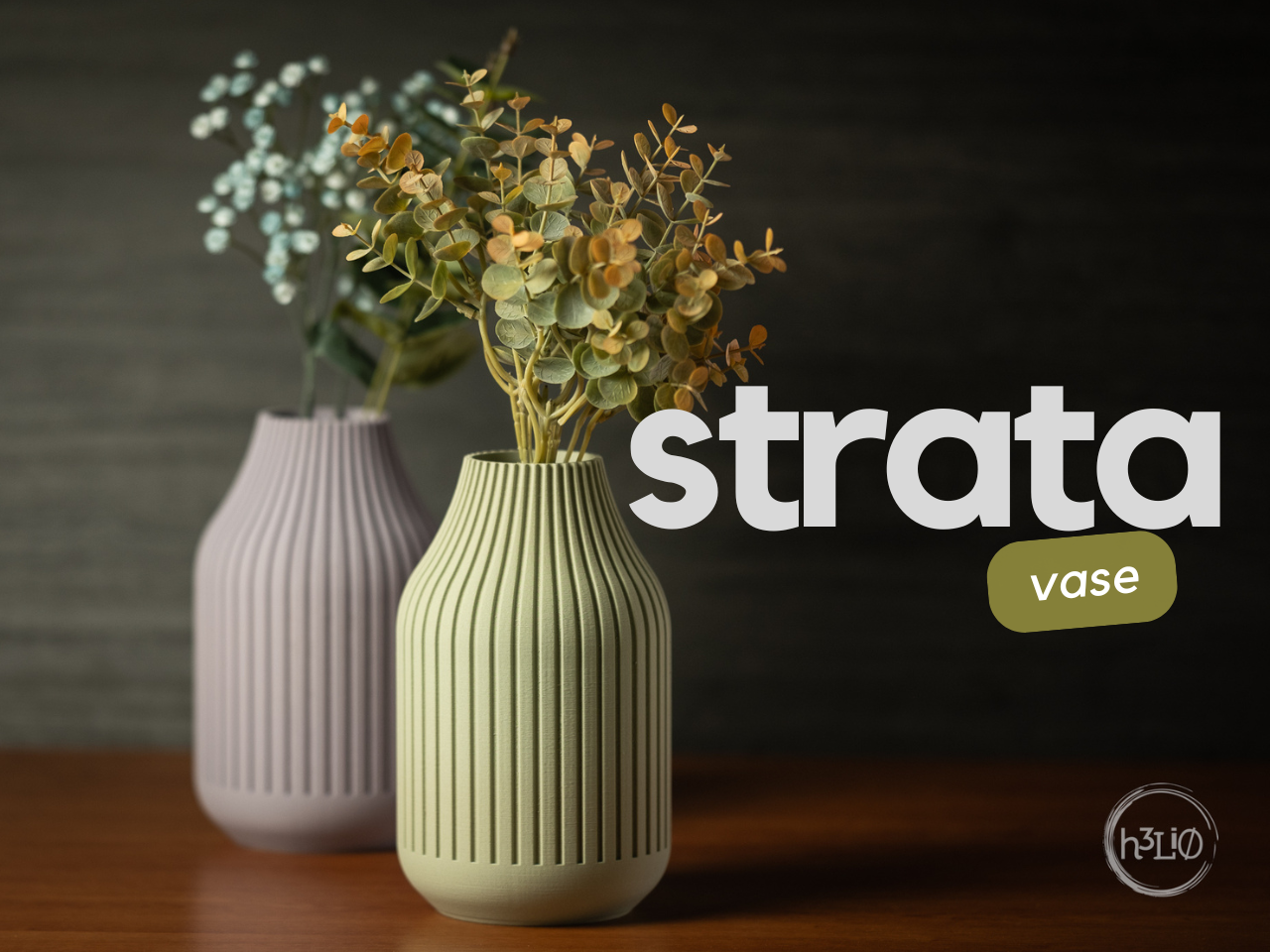 Vase Strata – Minimalistische Form mit moderner Tiefe