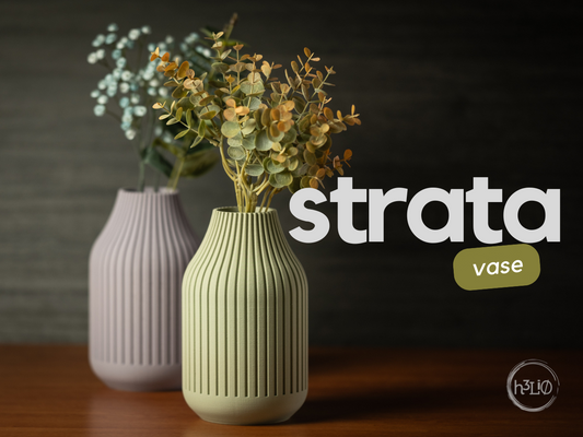 Vase Strata – Minimalistische Form mit moderner Tiefe