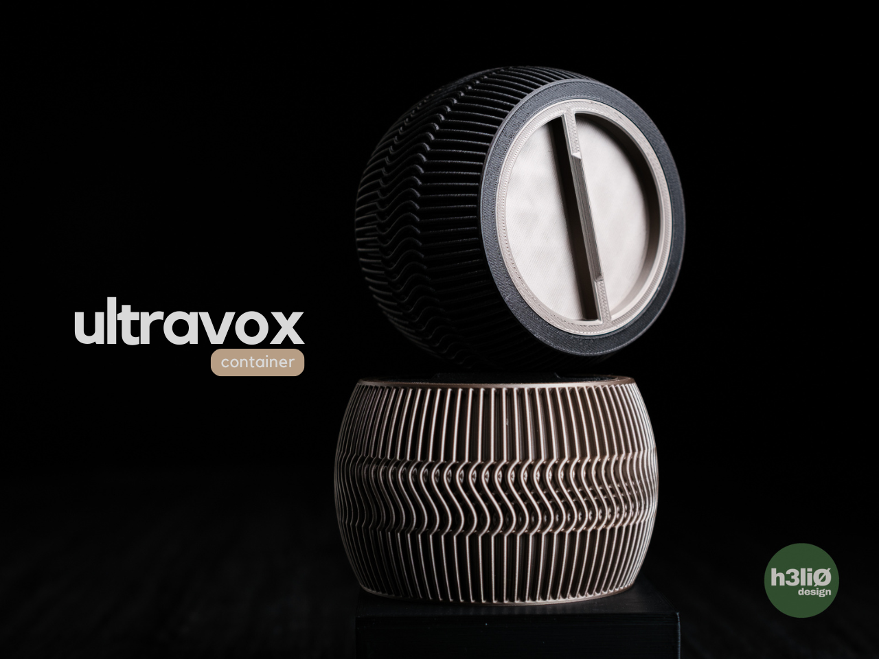 Ultravox Behälter – Stilvoller 3D-Druck-Container mit passendem Deckel